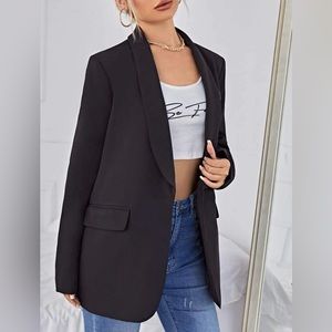 Black oversized blazer size S